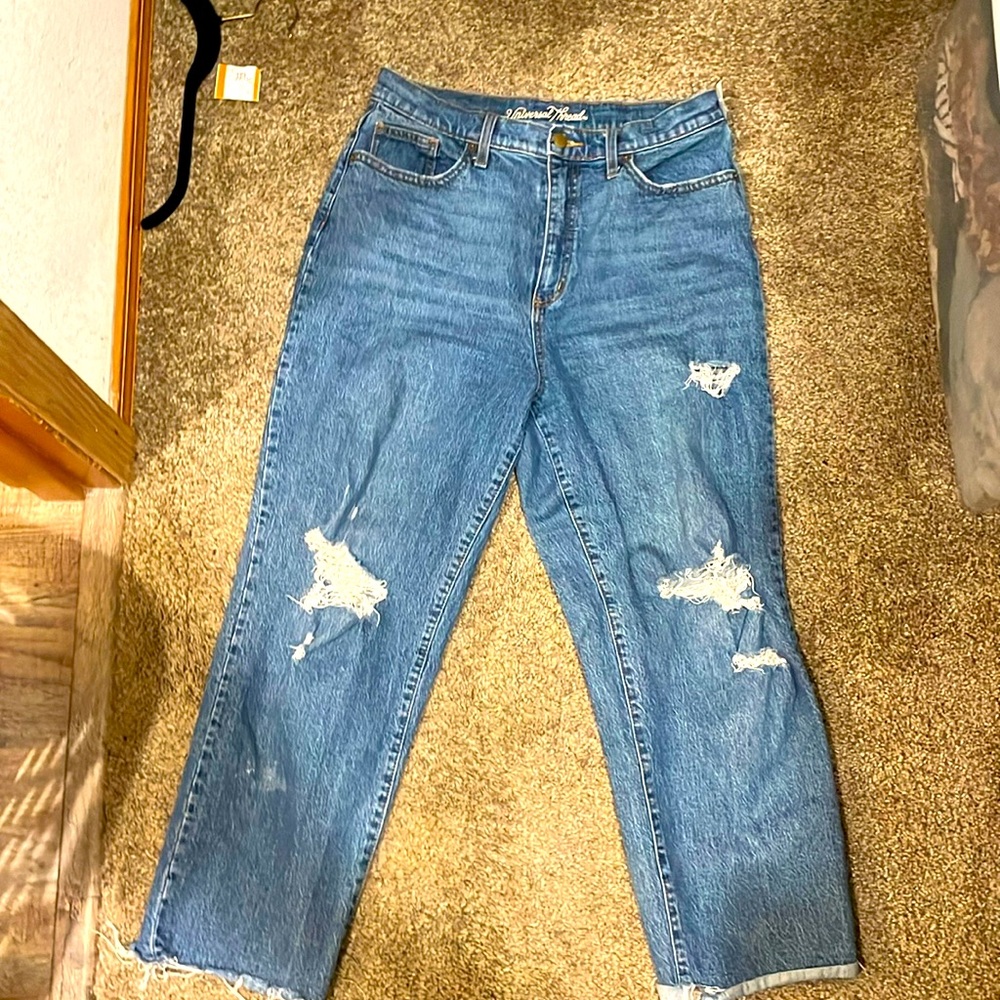 12/31R universal thread vintage straight jeans